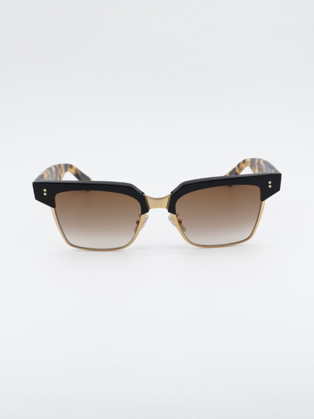 Cutler and Gross CG1348S 002 Sunglasses Black/Havana/Gold Rectangle Frame - Picture 2 of 10